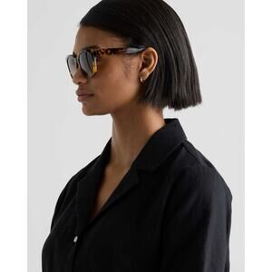 Quince Brown Tortoise Barcelona Polarized Acetate Sunglasses
